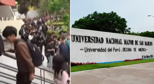 Universitarios hicieron largas colas para recibir el desayuno especial.