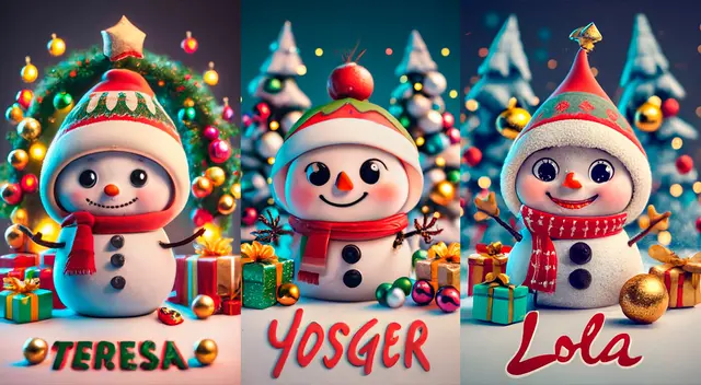 Si te llamas Teresa, Yosger o Lola, entonces descarga estas imágenes en 3D. Si te llamas Teresa, Yosger o Lola, entonces descarga estas imágenes en 3D.