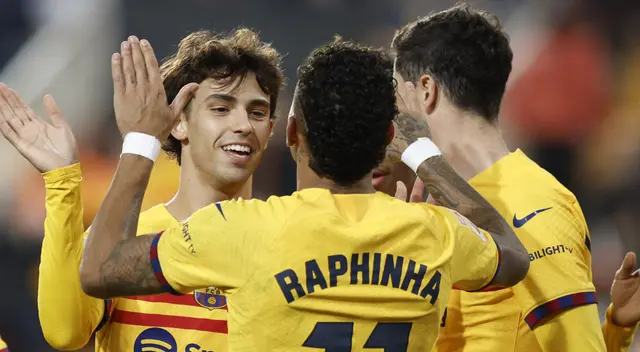 Valencia y Barcelona igualaron 1-1 por LaLiga de España