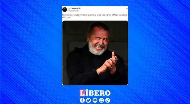 Juan Román Riquelme se convirtió en la 'víctima' de las hilarantes imágenes.