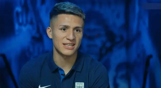 Catriel Cabellos contó sus sensaciones tras llegar a Alianza Lima