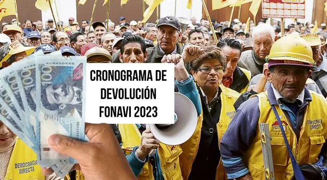 Este es el cronograma de pagos Fonavi 2023