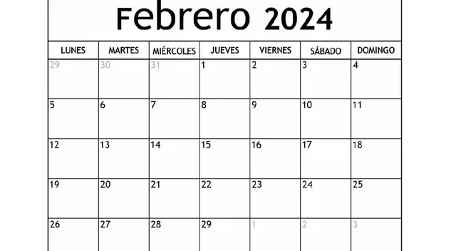 Encuentra el día de tu cumpleaños en el mes de febrero