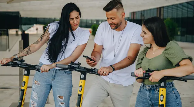 Los scooters son una nueva alternativa de transporte tecnológico Los scooters son una nueva alternativa de transporte tecnológico