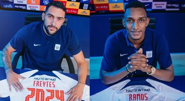 Freytes y Ramos prometen el título con Alianza para el 2024.