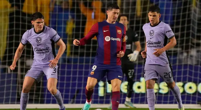 Barcelona no pudo ante América en un amistoso del 2023.