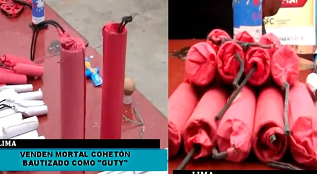 Conoce cuánta pólvora contenía el cohetón "Guty". Conoce cuánta pólvora contenía el cohetón "Guty".