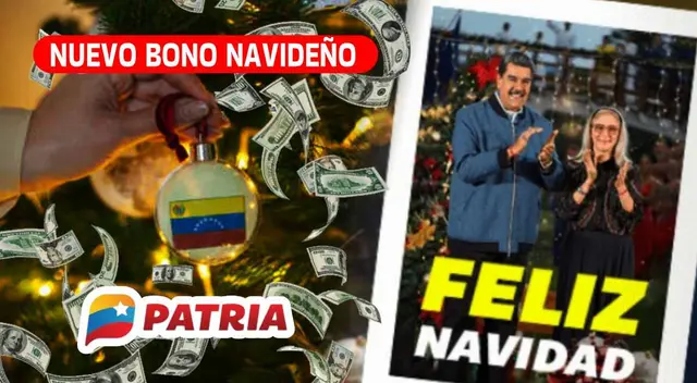 El Bono Feliz Navidad ya está disponible en el Sistema Patria y es equivalente a 50 dólares. El Bono Feliz Navidad ya está disponible en el Sistema Patria y es equivalente a 50 dólares.