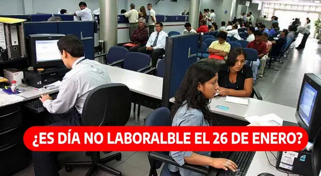 El MTC dio a conocer que el martes 26 de enero es día no laborable para el sector público.