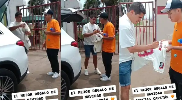 Aldo Corzo tuvo un noble gesto con su hincha y este quedó muy agradecido con el capitán.