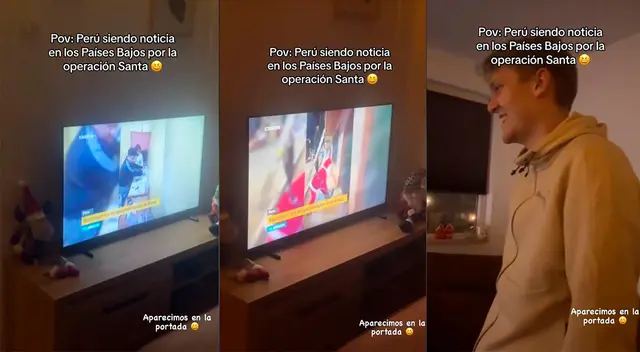 Un joven de Países Bajos se sorprendió por el operativo de la Policía Nacional del Perú.