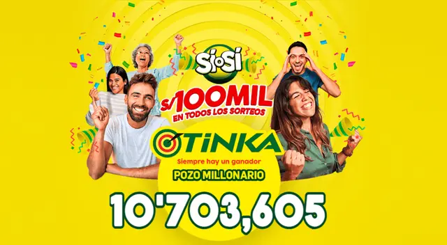 Este miércoles se sortea un pozo millonario de La Tinka Este miércoles se sortea un pozo millonario de La Tinka