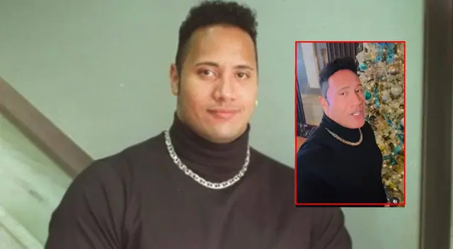 'La Roca' recreó su look que ahora se convirtió en un meme