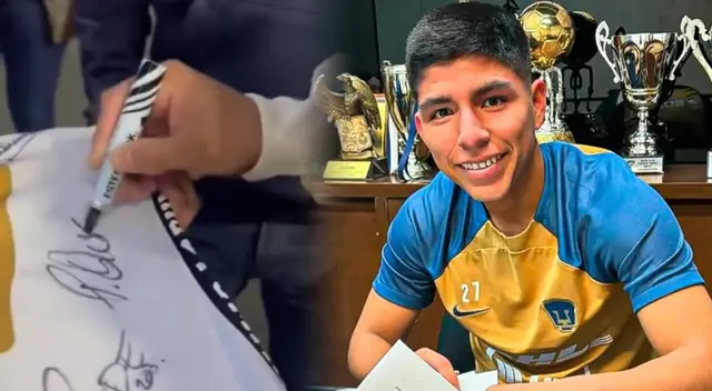 Piero Quispe ya forma parte del club Pumas y sorprendió a un hincha del equipo mexicano. Piero Quispe ya forma parte del club Pumas y sorprendió a un hincha del equipo mexicano.