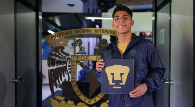 Piero Quispe jugará en Pumas UNAM por las próximas tres temporadas.