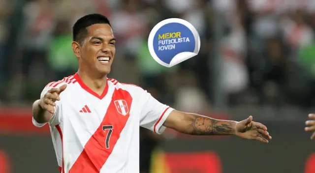 Mejor futbolista Joven: Se consolidó como titular indiscutible y aportó en todo momento para colocar a Sporting Cristal entre los mejores.