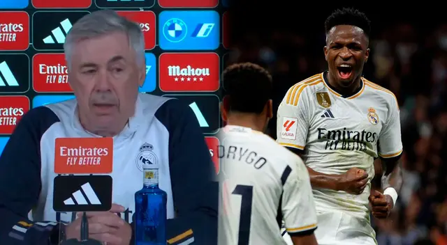 Carlo Ancelotti y la buena nueva a Real Madrid con el regreso de Vinicius.