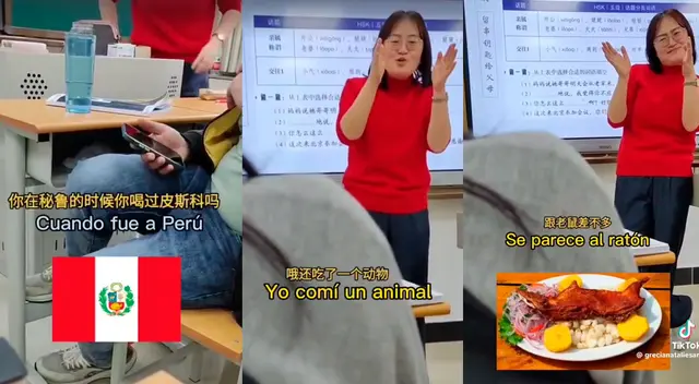 China contó su experiencia al probar cuy en su visita al Perú.