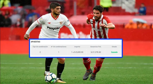 Un hincha peruano logró ganar 21 mil soles con una arriesgada jugada de 5000 soles.