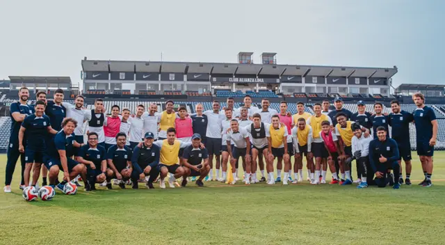 Alianza Lima entrenó en el Estadio Alejandro Villanueva por la pretemporada 2024.