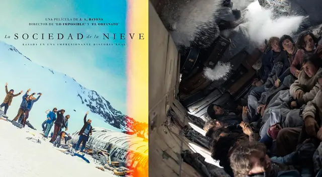 La sociedad de la nieve es una película basada en hechos reales del equipo uruguayo de rugby que tuvo que subsistir en los andes de Chile.