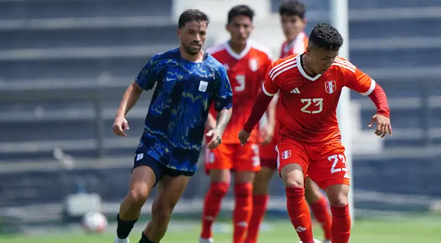 La selección peruana sub 23 derrotó 1-0 a Alianza Lima en partido amistoso