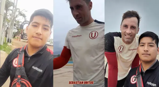 Un hincha de Universitario logró conocer al nuevo guardameta de Universitario.