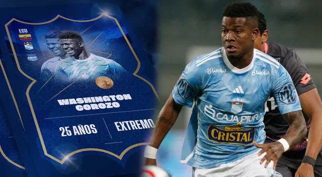 Washington Corozo seguirá generando un ingreso para Sporting Cristal.