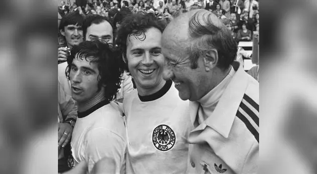 Gerhard Müller y Franz Beckenbauer
