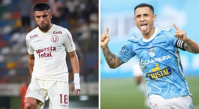 Ureña y Yotún son los abanderados de Universitario y Sporting Cristal, respectivamente. Foto: Composición Líbero/Universitario/Sporting Cristal
