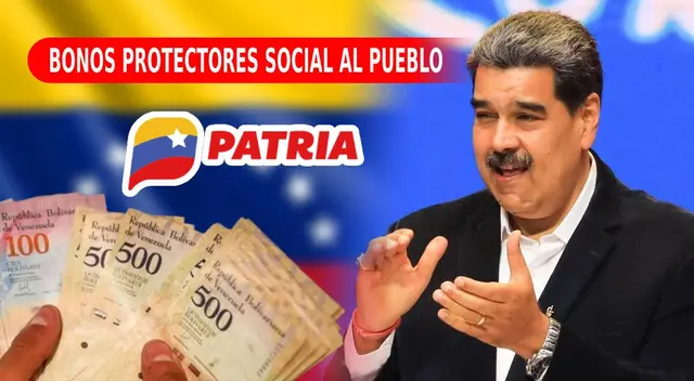 En los próximos días se entregarán los diferentes bonos de la Patria.