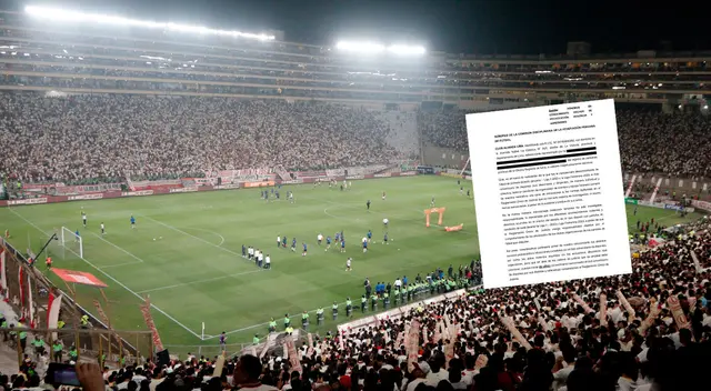 Alianza Lima pidió a la FPF sancionar el Monumental por actos "violentos" y "delictivos"