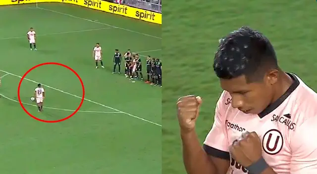 Edison Flores marcó el 1-0.