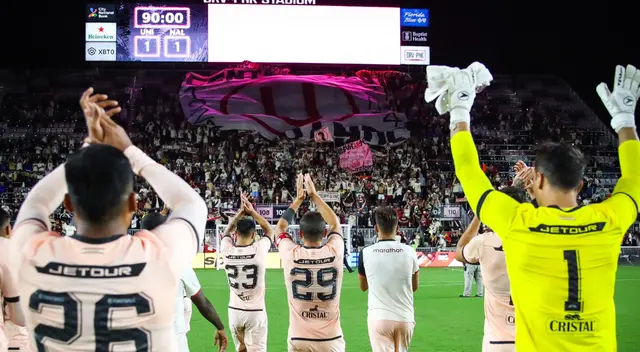 Universitario tuvo un gran recibimiento en el estadio del Inter Miami. Foto: Universitario