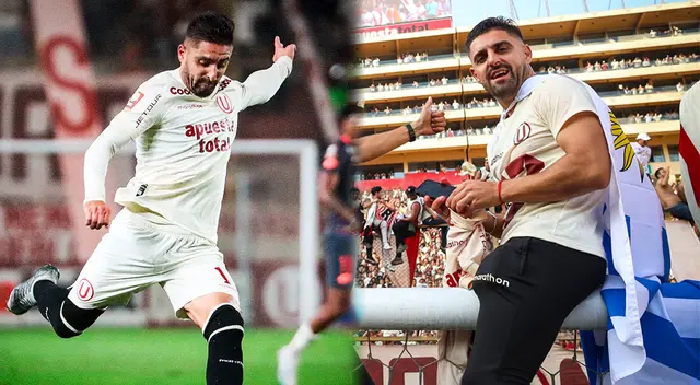 Luis Urruti marcó 11 goles durante el 2023, año en el que Universitario fue campeón. Foto: Composición Líbero/Universitario Luis Urruti marcó 11 goles durante el 2023, año en el que Universitario fue campeón. Foto: Composición Líbero/Universitario