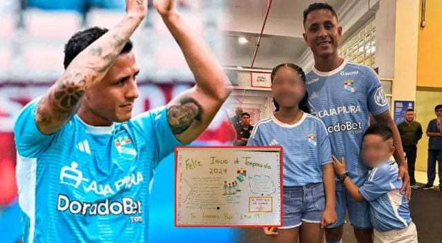 Yoshimar Yotún recibió un emotivo mensaje por parte de su familia.