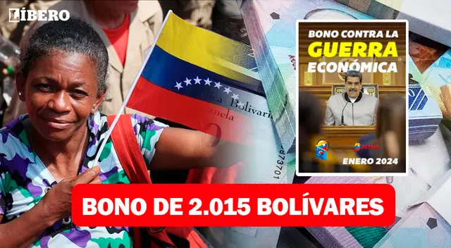 Conoce más información sobre el bono de 2.015 bolívares que se paga en enero 2024 por el Sistema Patria.