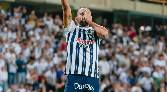 Hernán Barcos anotó un doblete en el triunfo de Alianza Lima sobre Once Caldas en la 'Noche Blanquiazul'