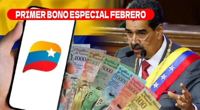 El Primer Bono Especial de febrero se pagará mediante la plataforma del Sistema Patria. El Primer Bono Especial de febrero se pagará mediante la plataforma del Sistema Patria.
