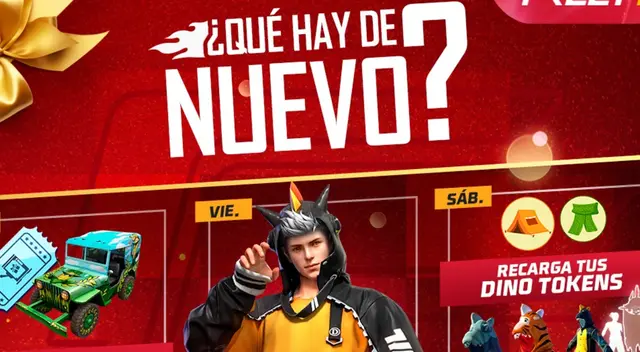 Conoce cuáles son las nuevas recompensas de la agenda semanal de Free Fire de enero. Conoce cuáles son las nuevas recompensas de la agenda semanal de Free Fire de enero.