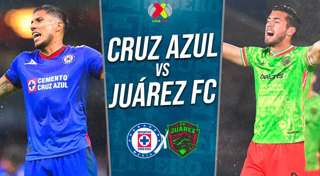 Cruz Azul vs. Juárez FC por Liga MX - torneo Clausura