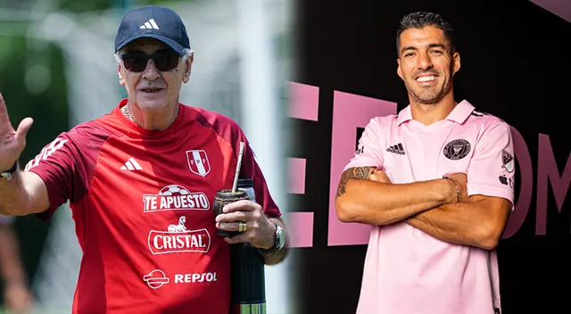 Jorge Fossati nunca dirigió a Luis Suárez, pero su trayectoria es conocida en todo Uruguay. Foto: Composición Líbero/La Bicolor/Inter Miami Jorge Fossati nunca dirigió a Luis Suárez, pero su trayectoria es conocida en todo Uruguay. Foto: Composición Líbero/La Bicolor/Inter Miami