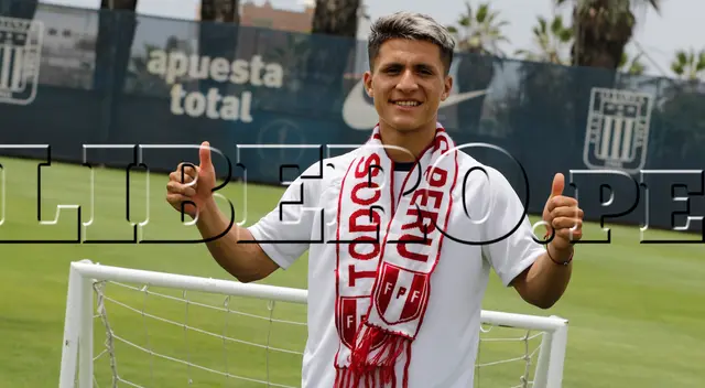 Catriel Cabellos ya tuvo sus primeros minutos como titular en Alianza Lima.