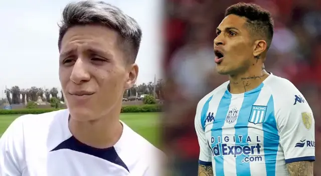 Catriel Cabellos se pronunció sobre su relación con Paolo Guerrero en Racing