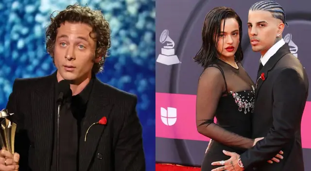 Jeremy Allen y Rauw Alejandro tienen coincidencia en look