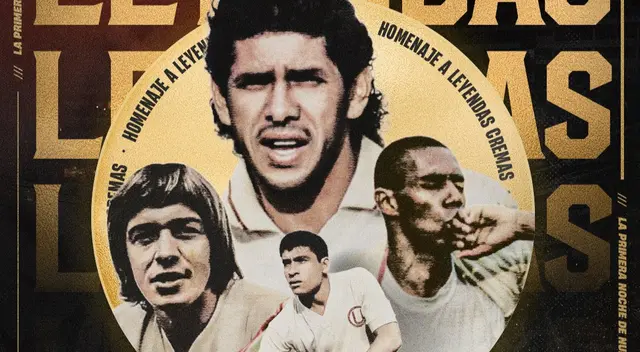 Universitario no se olvida de sus leyendas y tendrá un espacio para el homenaje en la Noche Crema. Foto: Universitario