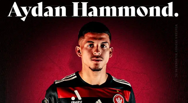 Aydan Hammond firmó contrato con Western Sidney Wanderers para la temporada 2024 Aydan Hammond firmó contrato con Western Sidney Wanderers para la temporada 2024