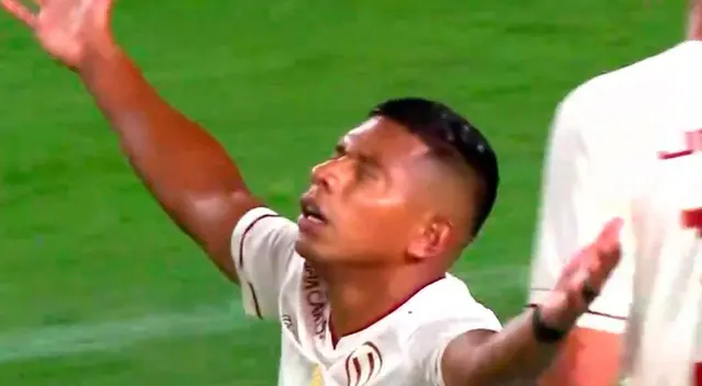 Edison Flores anotó el 1-0 para Universitario.