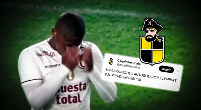 Coquimbo Unido reaccionó efusivamente al autogol de Bolívar en el amistoso ante Universitario.