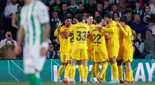 Barcelona se llevó la victoria en su visita a Betis por LaLiga.